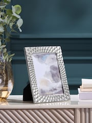 Silver Geometric Photo Frame - Image 3 of 8
