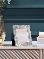 Silver Geometric Photo Frame - Image 5 of 8
