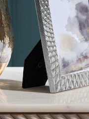 Silver Geometric Photo Frame - Image 6 of 8