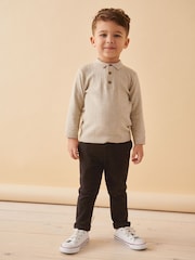 Brun - Pantalon chino extensible (3mths-7yrs) - Image 1 de 6