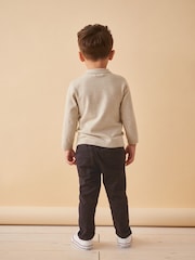 Brun - Pantalon chino extensible (3mths-7yrs) - Image 2 de 6