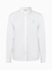 AllSaints White Hawthorne Long sleeve Shirt - Image 10 of 10