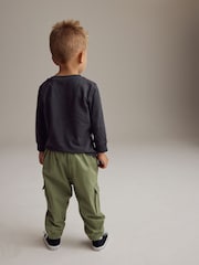 Khaki Green Printed Cargo Trousers (3mths-7yrs) - Image 3 of 6