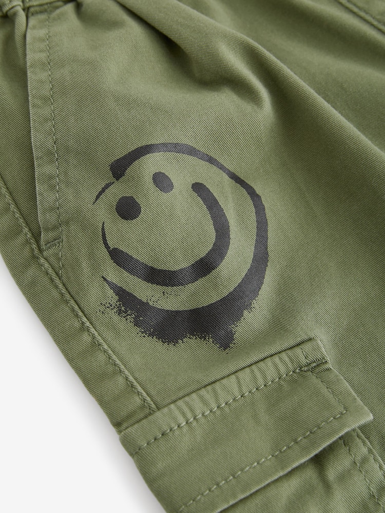 Khaki Green Printed Cargo Trousers (3mths-7yrs) - Image 6 of 6