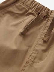 Tan Brown 100% Cotton Side Pocket Pull-On Trousers (3mths-7yrs) - Image 7 of 7