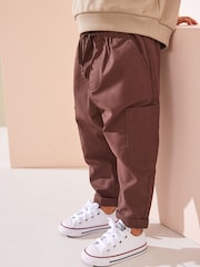 Braun - Schlupfhose mit Seitentaschen aus 100 % Baumwolle (3M.–7J.) - Bild 4 von 7