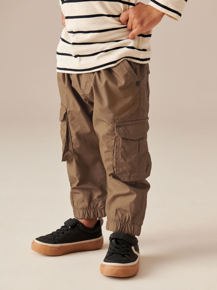 Marrón tostado - Pantalones cargo de algodón 100 % con forro (3meses-7años) - Imagen 1 de 7 Marrón tostado - Pantalones cargo de algodón 100 % con forro (3meses-7años) - Imagen 1 de 7