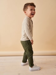 Khakigrün - Chinohose mit Stretch (3 M.–7 J.) - Bild 2 von 6