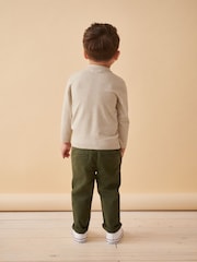 Khakigrün - Chinohose mit Stretch (3 M.–7 J.) - Bild 3 von 6