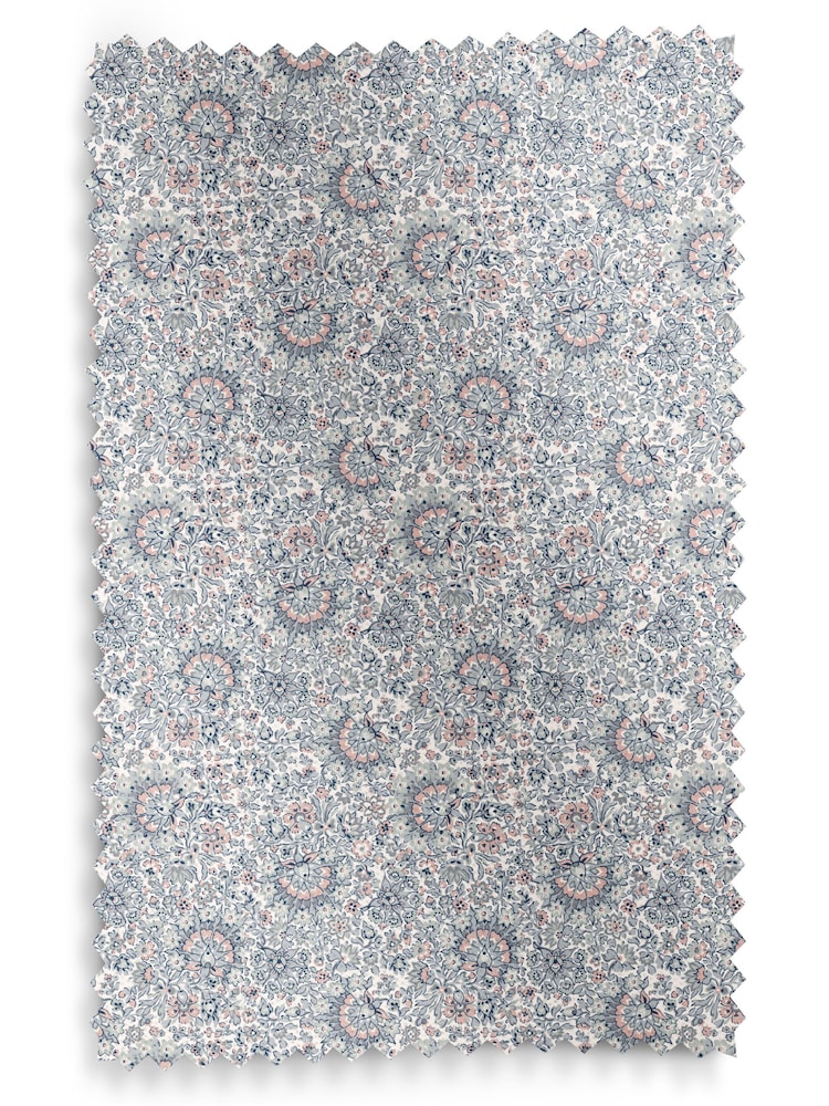 Laura Ashley Pale Slate Painswick Paisley Made to Measure 100% Cotton Roman Blinds - Image 6 of 6