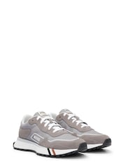 BOSS Grey Jonah Runn Trainers - Image 2 of 5