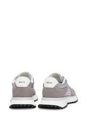 BOSS Grey Jonah Runn Trainers - Image 3 of 5