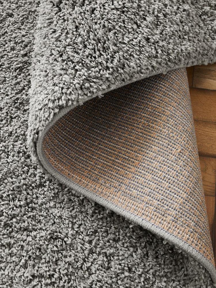Grey Premium Cosy Shaggy Rug - Image 4 of 4