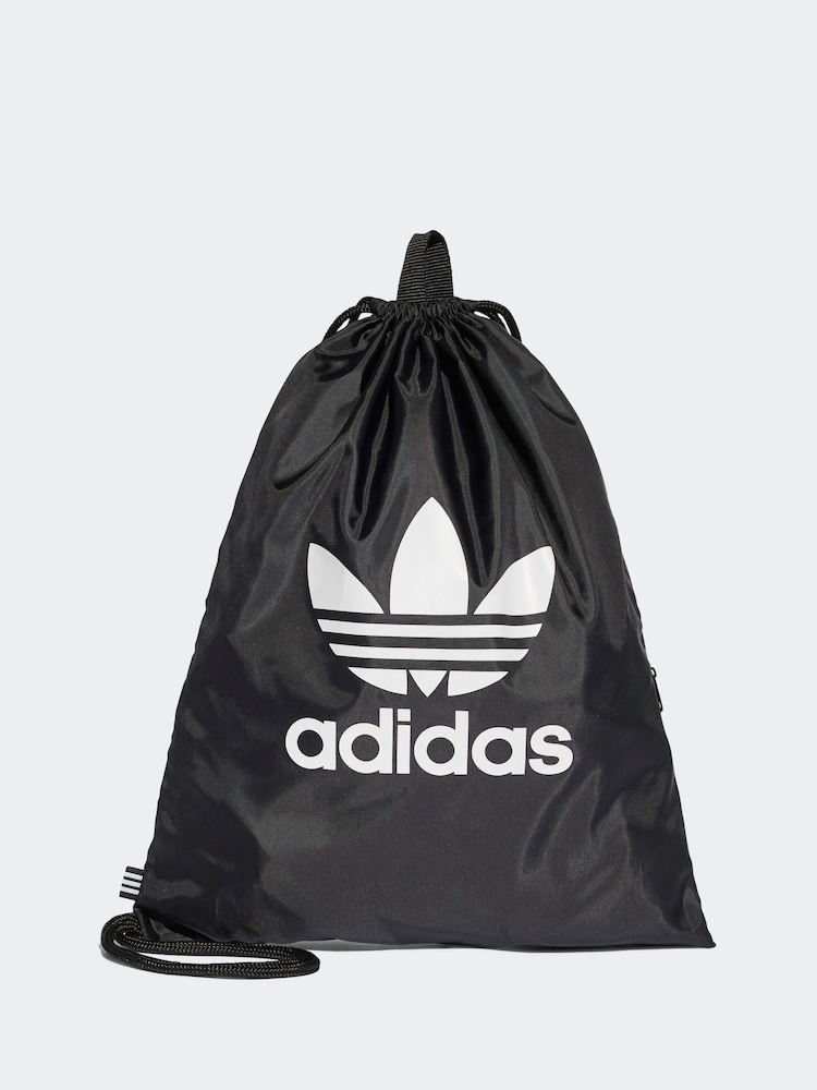 adidas Originals Black Trefoil Gym Sack Bag - Image 2 of 10
