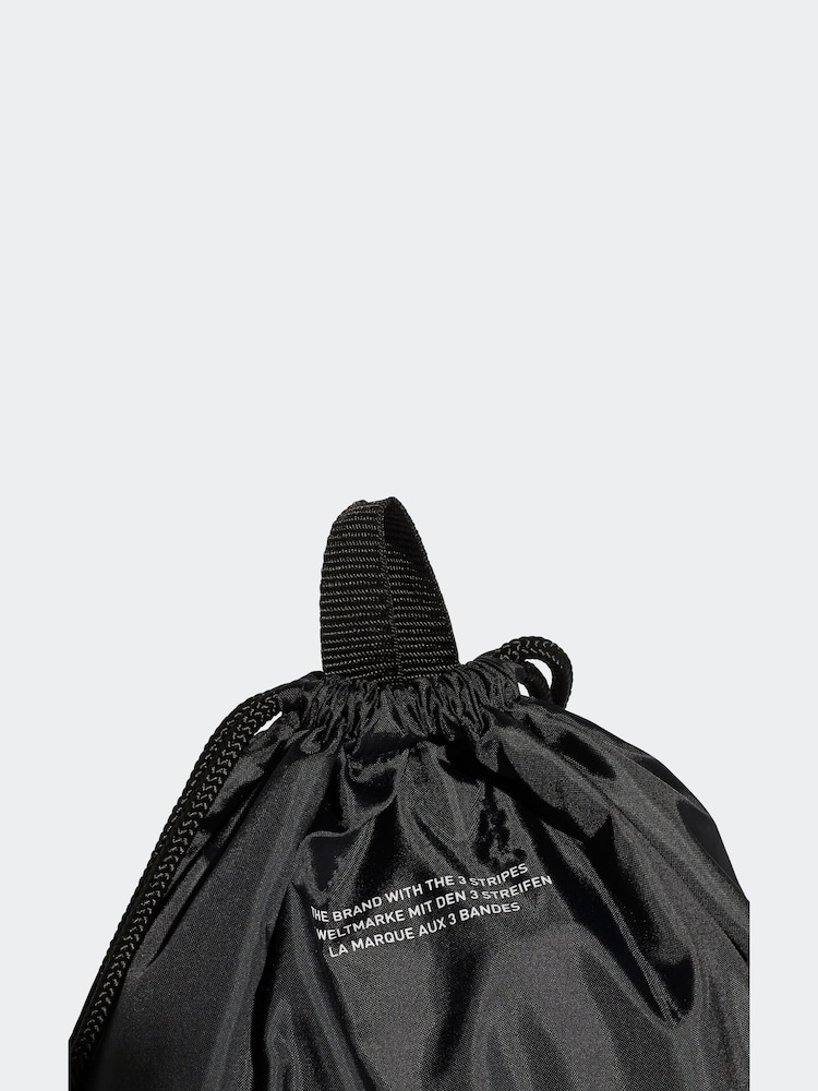 adidas Originals Black Trefoil Gym Sack Bag - Image 4 of 10