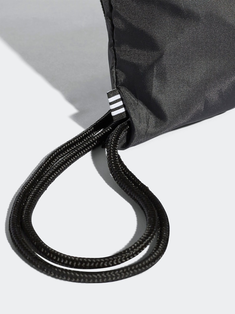 adidas Originals Black Trefoil Gym Sack Bag - Image 5 of 10