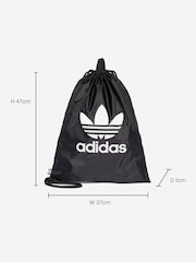 adidas Originals Black Trefoil Gym Sack Bag - Image 6 of 10