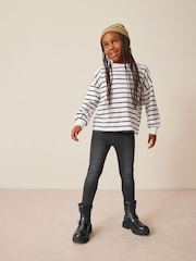 Charcoal Grey Regular Length Stretch Jeggings (3-16yrs) - Image 1 of 8