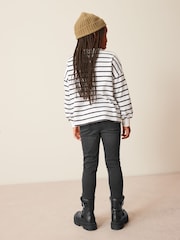 Charcoal Grey Regular Length Stretch Jeggings (3-16yrs) - Image 3 of 8