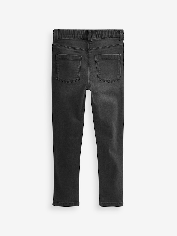 Buy Charcoal Grey Regular Length Stretch Jeggings (3-16yrs) from