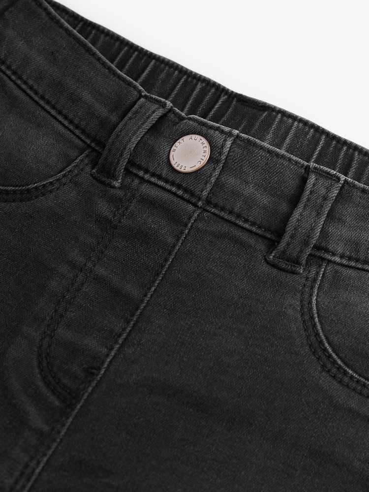 Charcoal Grey Regular Length Stretch Jeggings (3-16yrs) - Image 8 of 8