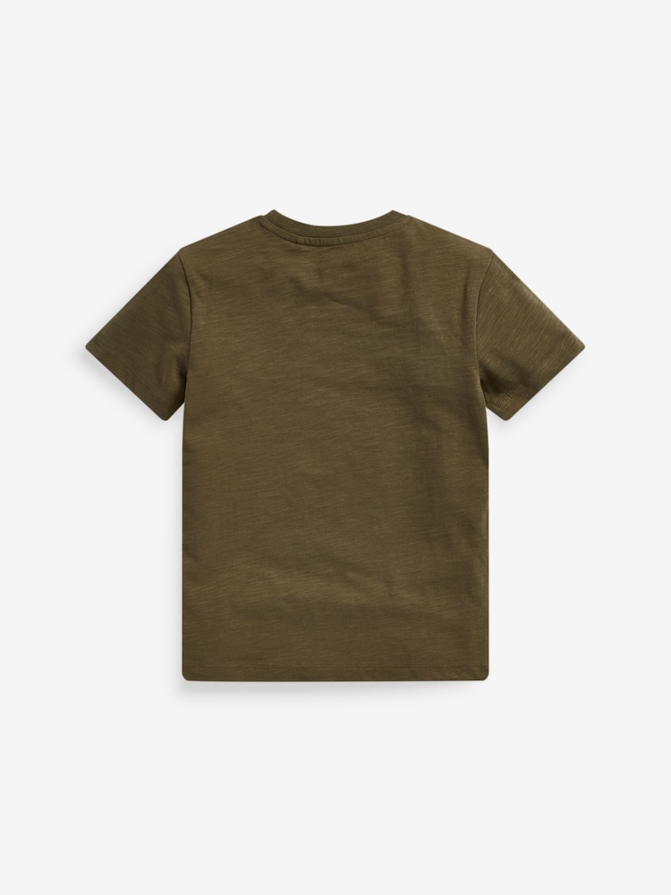 Rot/Schwarz/Grau/Weiß/Blau/Grün - Kurzarm-T-Shirts 8er-Pack (3–16 J.) - Image 10 of 11