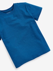 Red/Black/Grey/White/Blue/Green Short Sleeve T-Shirts 8 Pack (3-16yrs) - Image 11 of 11