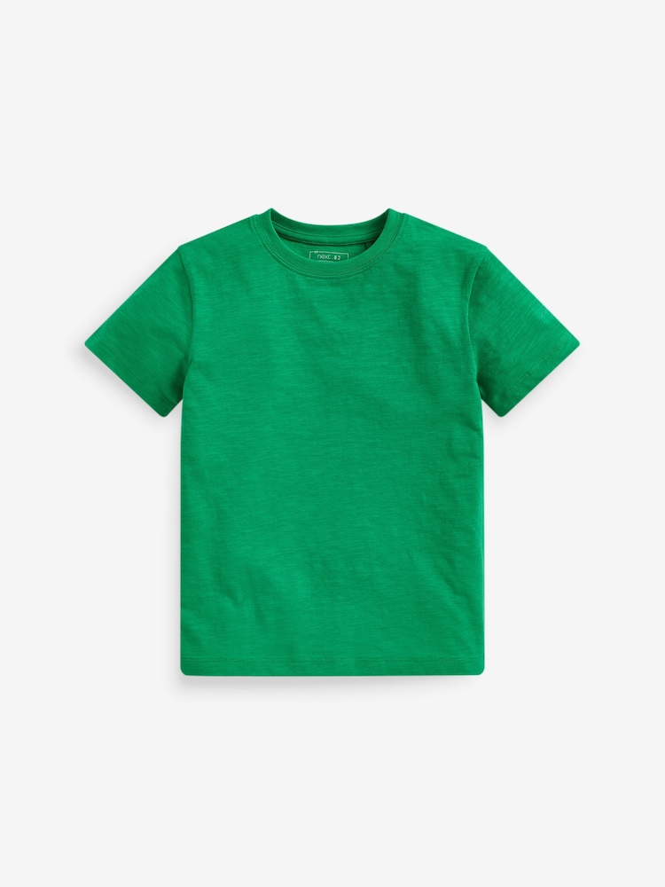 Rot/Schwarz/Grau/Weiß/Blau/Grün - Kurzarm-T-Shirts 8er-Pack (3–16 J.) - Image 3 of 11