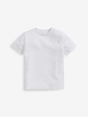 Red/Black/Grey/White/Blue/Green Short Sleeve T-Shirts 8 Pack (3-16yrs) - Image 7 of 11