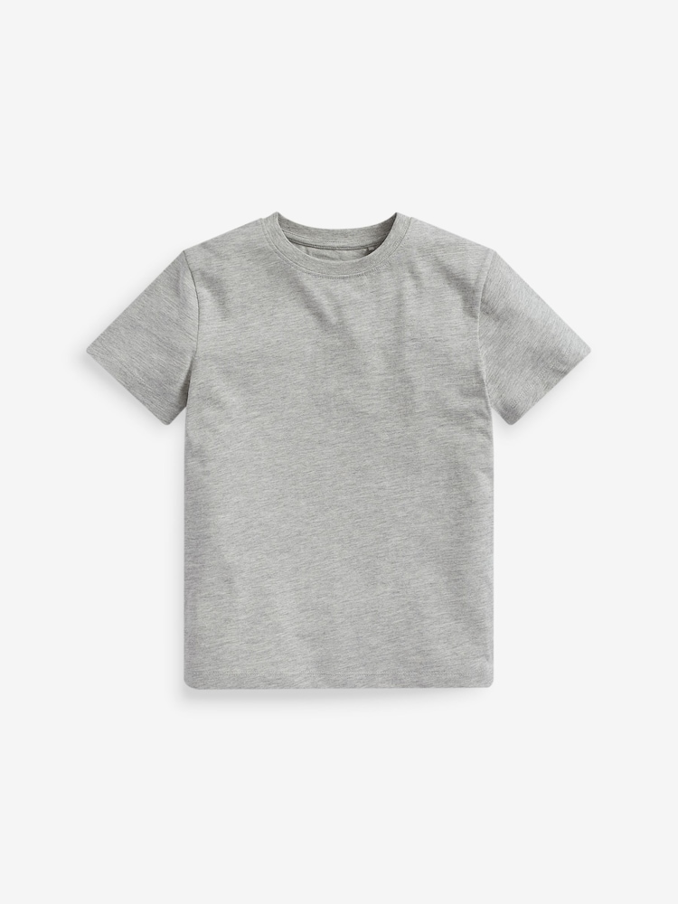 Rot/Schwarz/Grau/Weiß/Blau/Grün - Kurzarm-T-Shirts 8er-Pack (3–16 J.) - Image 8 of 11