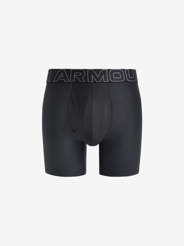 Under Armour Black Performance Tech Boxers 3 Pack - Image 3 of 6