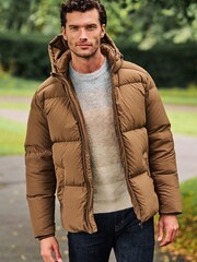 Neutral Signature Down Puffer Jacket - Image 1 of 12