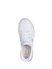 Skechers White Pink Womens Slip In Summits Dazzling Haze Trainers - Image 4 of 5