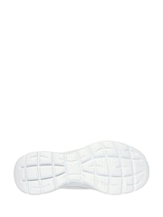Skechers White Pink Womens Slip In Summits Dazzling Haze Trainers - Image 5 of 5