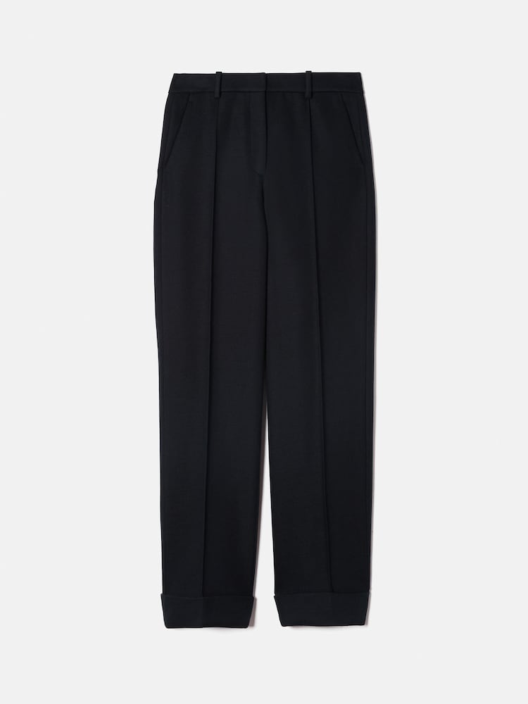 Jigsaw Harley Cotton Turn Up Trousers - Image 6 of 6