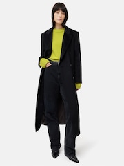 Jigsaw Green Compact Wool Crew Jumper - Image 5 of 7