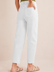 Boden White High Rise 90s Tapered Jeans - Image 2 of 6