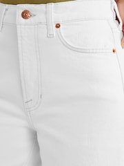 Boden White High Rise 90s Tapered Jeans - Image 3 of 6