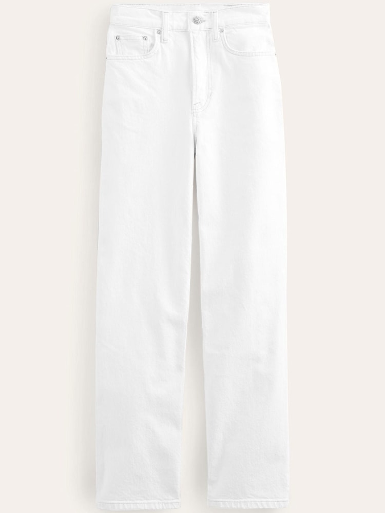 Boden White High Rise 90s Tapered Jeans - Image 6 of 6 Boden White High Rise 90s Tapered Jeans - Image 6 of 6