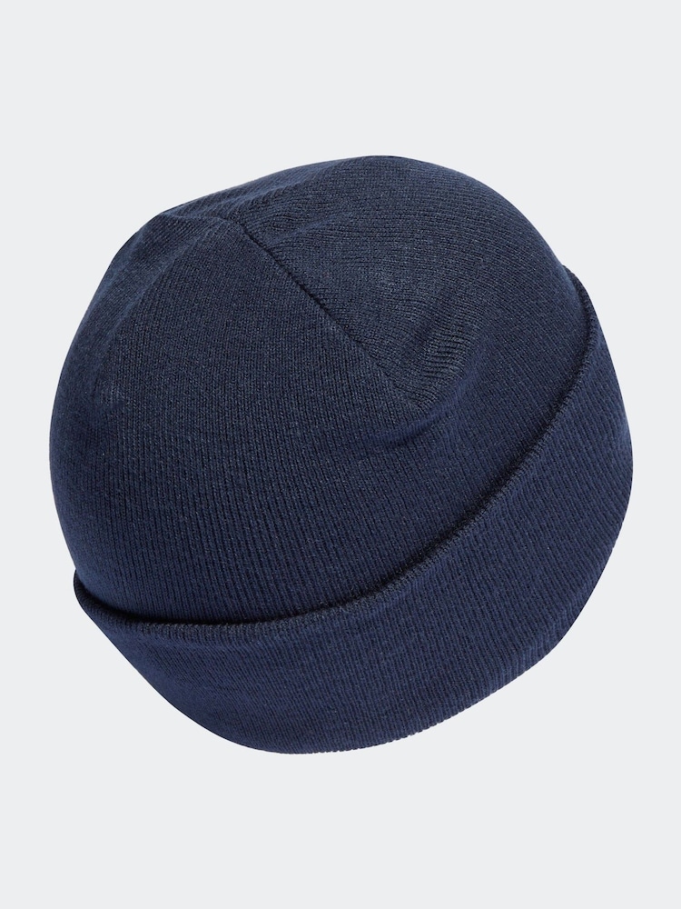 adidas Originals Navy Adicolour Cuff Beanie - Image 2 of 4