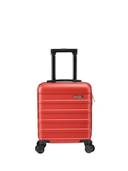 Красный - Чемодан Cabin Max Anode Four Wheel Carry On Easyjet Sized Underseat 45cm Suitcase - Image 4 of 6