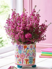 Lucy Tiffney x Next Multi Floral Footed Plant Pot - Image 1 of 4