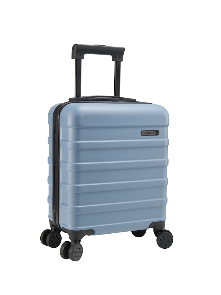 Синий Elemental - Чемодан Cabin Max Anode Four Wheel Carry On Easyjet Sized Underseat 45cm Suitcase - Image 2 of 3