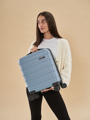 Синий Elemental - Чемодан Cabin Max Anode Four Wheel Carry On Easyjet Sized Underseat 45cm Suitcase - Image 3 of 3