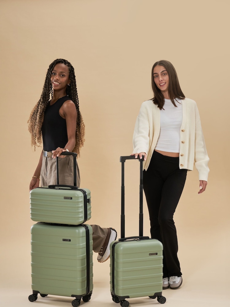 Cabin Max Green Anode Four Wheel Carry On Easyjet Sized Underseat 45cm Suitcase - Image 4 of 6