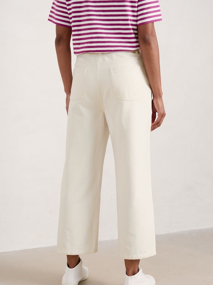 Seasalt Cornwall – Barnes – kurz geschnittene Denim-Hose aus 100 % Baumwolle - Bild 2 von 5