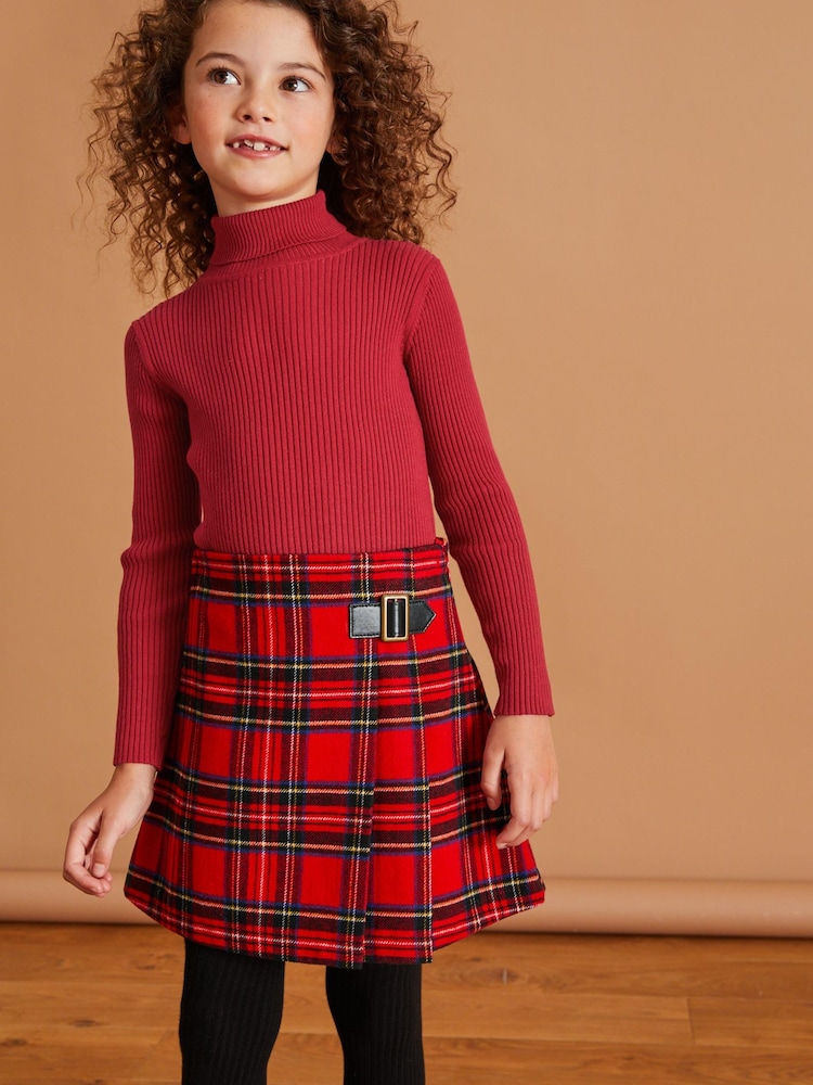 Red Roll Neck Jumper (3-16yrs) - Image 2 of 3