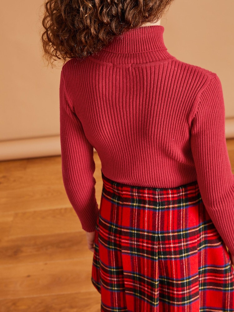 Red Roll Neck Jumper (3-16yrs) - Image 3 of 3