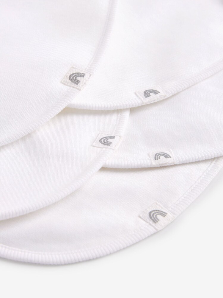 White Bibs 5 Pack - Image 3 of 3