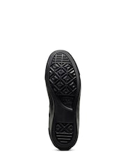Converse Black Leather High Top Trainers - Image 8 of 11